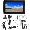 Klanata Navigatore GPS per moto Touch screen IPS HD da 7 pollici con supporto wireless CarPlay e Android Auto, navigatore Bluetooth impermeabile IPX7 per pianificazione del percorso in