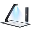 JOYUSING Scanpad100 - Scanner per documenti portatile, fotocamera per documenti USB da 13 MP, 1 s per scansione, formato A4, OCR, miglioramento AI, pronto per i viaggi, supporto Win e Mac e Linux (non