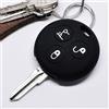 mt key Coperchio di protezione in silicone nero per chiavi auto compatibili con Smart 450 Fortwo