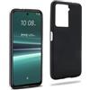 REY Cover in Gel TPU Nera per HTC U23 PRO, Ultra Sottile 0,33 mm, Morbido Flessibile, Custodia Silicone