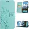 XINQCASE Cover per Xiaomi Redmi Note 13 Pro 4G, Custodia a Portafoglio in Pelle PU [Slot per Schede], Cover a Libro Flip Caso Custodia per Redmi Note 13 Pro 4G, Verde