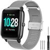 YHC Cinturino per ID205L Cinturini,Bracciale in Metallo è Compatibile con ID205S ID205G ID205U