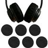 Nify 3 Paia Copri Orecchie per Cuffie in Tessuto Flessibile, Copriorecchie per Cuffie Lavabili con Assorbimento del Sudore, Tessuto Elastico e Traspirante per Cuffie On-Ear Diametro 2.3 - 3.4, Nero