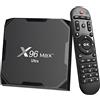 iflip TV Box Android 11 X96 Max Plus Ultra Amlogic S905X4 4GB 64GB 2.4G 5G Dual WiFi BT4.0 Supporto AV1 H.265 8K HDR Media Player