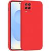 Mixroom - Cover Custodia Case per Samsung Galaxy A22 4G / M22 / M32 Protezione Fotocamera in Silicone TPU Morbido Opaco Bordi Piatti Colore Rosso