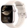 AcclaFit Smartwatch Uomo Donna, 1.85 Orologio Smartwatch con Effettua/Risposta Chiamate, Smart Watch con Contapassi/SpO2/Sonno/Cardiofrequenzimetro, Impermeabil IP68 per iOS Android - Regalo Festa del Papà