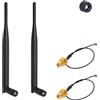 AYHYHLJZJ 2 pezzi 900/915/920MHz Antenna 6dBi, compatibile con antenna LoRa 868 MHz, SMA Antennes Omni fascio direzionale, 868 MHz Antenna per gateway, router e applicazioni IoT