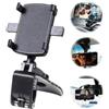 Giurui Mafian240 Supporto per telefono cellulare, Mafian240, multifunzione, per cruscotto auto, supporto girevole per telefono, universale, girevole a 360°, retrattile, specchietto retrovisore (1 pezzo)