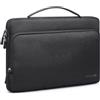 HYZUO 13,3-14 Pollici Borsa Custodie per PC Portatili per MacBook Pro 14 M5-M1 A3426 A3427 2026-2021, 13,3 MacBook Air/Pro, 13,8/13,5 Surface Laptop/Book, 13 13,3 HP Dell Lenovo Asus, Nero
