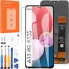 Arbilato Schermo per Samsung Galaxy A13 4G Schermo di ricambio per Samsung A13 LCD Screen A135, SM-A135F, SM-A135M, SM-A135U Touch Display Digitizer Assembly parti di riparazione (nero)