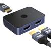 AGFINEST Switch HDMI 8K@60Hz 4K@120Hz, Switch 2 in 1 Out, HDMI 2.1 Switcher Supporta 8K@60Hz, HDCP 2.2/2.3, 48Gbps, 3D, HDR, per HDTV/Monitor/Portables/PS5/Xbox