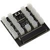 KALEA-INFORMATIQUE Breakout Board 2400W per alimentatore DELL con connettore ATX 50-17 x P6 - Compatibile con D750, DS1100, D1600, D2000, D2400