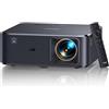 YABER Videoproiettore 4K con audio JBL, YABER Proiettore video supporta Google TV 11.0, WiFi 6 e Bluetooth, videoproiettore portatile 800ANSI, 2 x 10 W Altoparlanti, Full HD 1080P, Auto Focus/Keystone