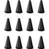 HOTLIFE Punte di matita, punte di matita altamente sensibili pennini di ricambio 12pcs (nero)