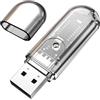 Greatzer Adattatore Bluetooth Audio Ricevitore Bluetooth 5.3 USB Dongle Plug & Play Audio Musicale Bluetooth HD per Altoparlanti,Sistemi Hi-Fi,Automobili