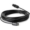 Pxyelec Toslink - Cavo audio digitale SPDIF in fibra ottica di 10 m, colore: nero 10 m Nero