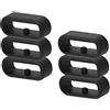 Ruentech Confezione da 6 anelli di fissaggio per Garmin Vivoactive 6, 5, 3/Forerunner 645, 245, 45, 55, 165, Venu Sq, Sq2, Vivomove, Fenix 7S, 6S, 5S, anello di ricambio in silicone