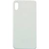 ELLENNE SCOCCA POSTERIORE TELAIO PER IPHONE XS BACK COVER VETRO BIANCO