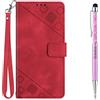 Grandoin Cover per iPhone 11, Custodia a Portafoglio in Pelle Slot Schede Supporto Stand [Magnetica] Flip Caso Cover a Libro con Custodia Silicone TPU Antiurto per iPhone 11 (6,1 Pollici) (Rosso)