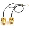 HOUSE CLOUD 2 cavi da pigtail U.FL IPX a SMA femmina, WiFi, cavo antenna, 1,13 mm, 15 cm, Sma Female (No pin)