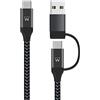 Ewent EW9918 Cavo USB 1 m USB 3.2 Gen 1 (3.1 Gen 1) USB C Nero