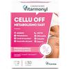 Vitarmonyl Cellu Off - Integratore Alimentare - Con Cromo e Caffeina - Inestetismi Cellulite - Azion Drenante - Silhouette Vite Rossa - Programma Giorno & Notte - 30 Capsule