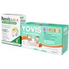 YOVIS Bambini Flaconcini, Probiotici per il Benessere Intestinale, dai 3 ai 14 anni, 10 Flaconcini Fragola + Resvis Junior Xr, per il Sistema Immunitario, bambini dai 3 Anni, 12 Bustine,Fragola