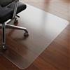 COSYLAND Tappeto trasparente salva parquet in PVC - Tappeto sedia ufficio antiscivolo con adesivi invisibili, facile da pulire, compatibile con tutti i pavimenti tranne moquette (120 x 120 cm)