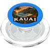 Kauai Hawaii Beach Vulcan Paradise Kauai Hawaii Paesaggio Beach Island Art PopSockets PopGrip per MagSafe