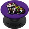Halloween Cute Cinco De Mayo Day Of The Capybara Mexican Sugar Skull Calavera Viva Mexico Party PopSockets PopGrip Adesivo