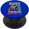 S6Shop Happy Birthday Born On August 25t I re sono nati ad agosto I veri re nascono ad agosto 25 PopSockets PopGrip Adesivo