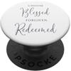 Christianity Shopp Scegli il Beato Perdonato Redento Dio Ama Gesù Salva PopSockets PopGrip Adesivo