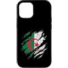 Algerian Heritage Designs Custodia per iPhone 12/12 Pro Bandiera dell'Algeria effetto usurato Design National Pride