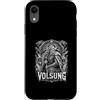 Norse Mythology Viking Ancestral Volsung Custodia per iPhone XR Antico guerriero vichingo radice di eroi volsung