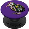 Halloween Cute Cinco De Mayo Day Of The Kiwi Bird, teschio di zucchero messicano, Calavera Viva Mexico Party PopSockets PopGrip Adesivo