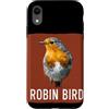 Robin Bird Outfit Custodia per iPhone XR Incredibile costume da uccello per gli amanti dei pettirossi