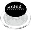 Evolution Sports Pro Designers Evoluzione di baseball divertente del giocatore di baseball um PopSockets PopGrip per MagSafe