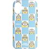 Minions Custodia per iPhone 16 Minions 8-bit Pixel HELLO Retro