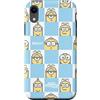 Minions Custodia per iPhone XR Minions 8-bit Pixel HELLO Retro