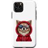 Pomeranian Puppy Lover PS Custodia per iPhone 11 Pro Patriot Pomeranian Closeup Ritratto US Flag Occhiali da sole