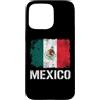 Patriotic Mexico Flag Designs cinco de m Custodia per iPhone 15 Pro Max Bandiera messicana Vintage Aquila Emblema Messico Distressed