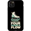 Jimbeels Custodia per iPhone 11 Pro Max Four Wheels Flow Pattini Quad