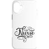 Cool Nurse Appreciation Birthday Holiday Custodia per iPhone 16 Plus Infermiera registrata Future NICU infermiera studente regalo uomo donna