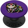 Halloween Cute Cinco De Mayo Day Of The Cavia messicana Sugar Skull Calavera Viva Mexico Party PopSockets PopGrip Adesivo