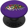 Halloween Cute Cinco De Mayo Day Of The Festa per ragazze Isopod Mexican Sugar Skull Calavera Viva Mexico PopSockets PopGrip Adesivo