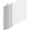 1aTTack.de 86636 10x 3m White Cavo di rete Cat6 Cat 6 Ethernet LAN 1000 Mbit/s RJ45