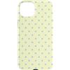 Y2K Retro Aesthetic Polka Dot Pattern De Custodia per iPhone 15 Plus Carino Giallo Burro E Azzurro Pois Vintage Estetica
