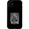 Norse Mythology Viking Ancestral Volsung Custodia per iPhone 11 Antico guerriero vichingo radice di eroi volsung