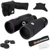 Celestron 71407 TrailSeeker ED 10 x 42 Binocolo con prisma a tetto, lente completamente multistrato, vetro prismatico BaK-4, nero