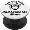 Live It Designs Lasciami in pace Cool Cigar Monkey PopSockets PopGrip Adesivo